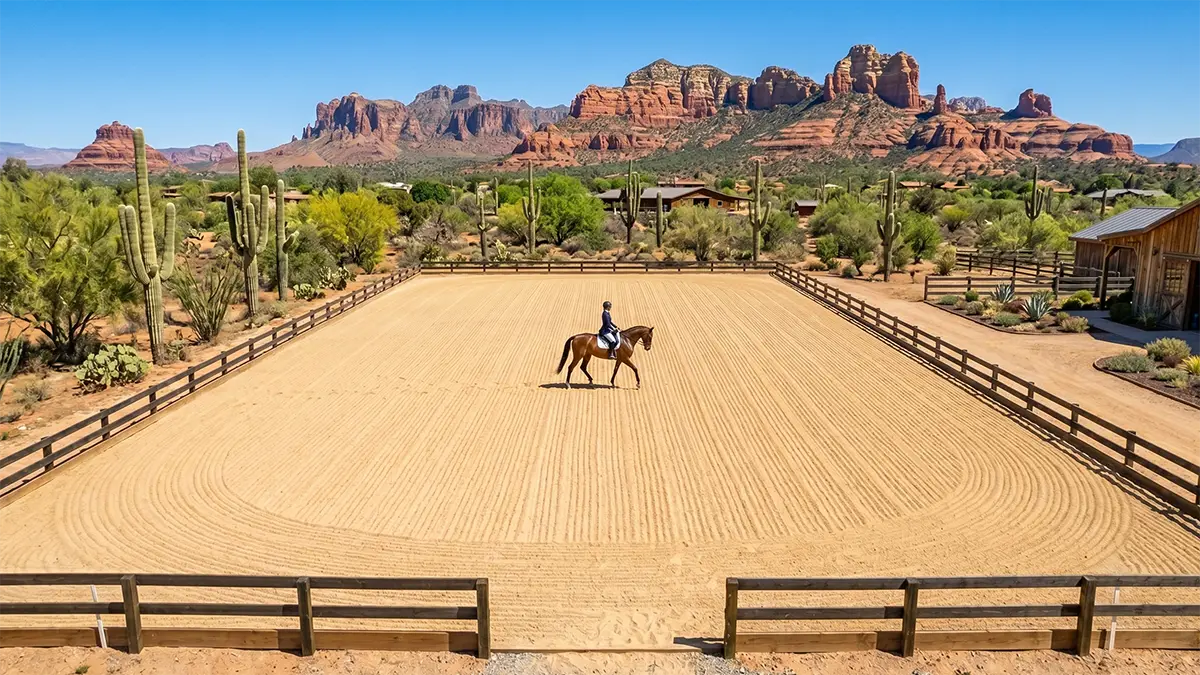 Building the Perfect Horse Arena in Arizona | Performance Footing