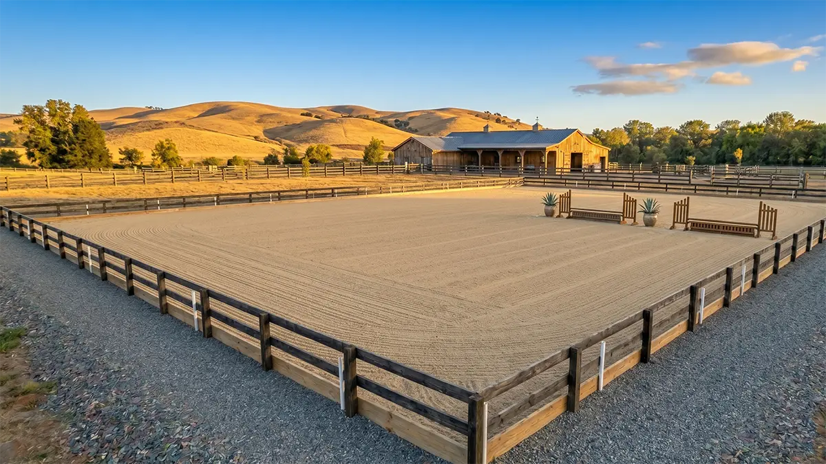 #1 Top best California Horse Arena Builders | Performance Footing